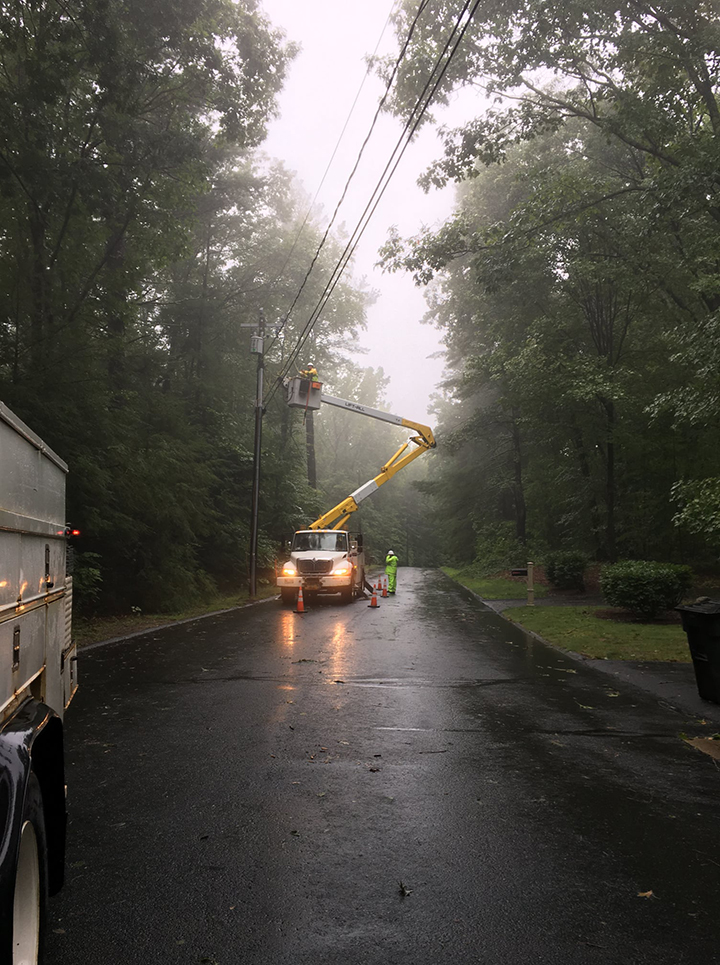 Maine Overhead Power Utility Company